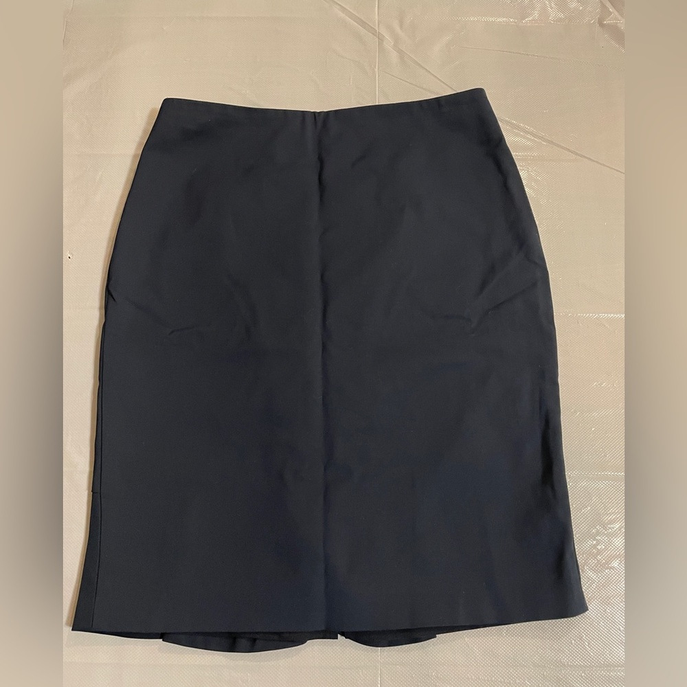 Womens New Ann Taylor Pencil Skirt - Navy - 0P Petite